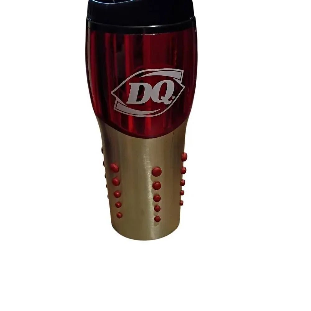 Dairy Queen Metal Tumbler New  With Fun Bumps